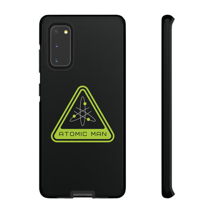 Atomic Man Retro Sign Sci-Fi Samsung Galaxy Mobile Cases