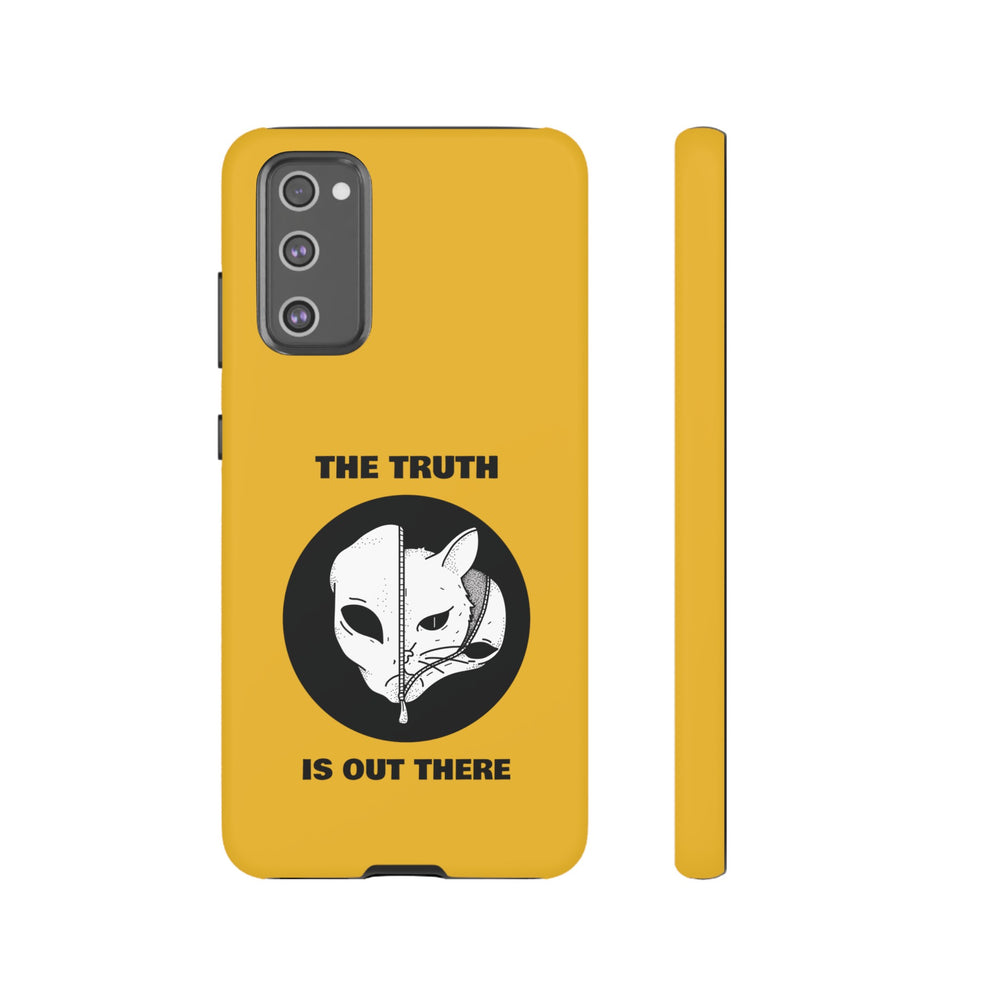 The Truth Is Outthere Funny Cat UFO Tough Samsung Galaxy Mobile Cases-welovescifi.net