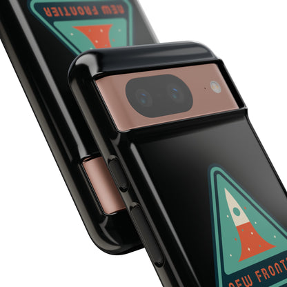 Retro Sci-Fi Google Pixel Cases | New Frontier Retro Sign