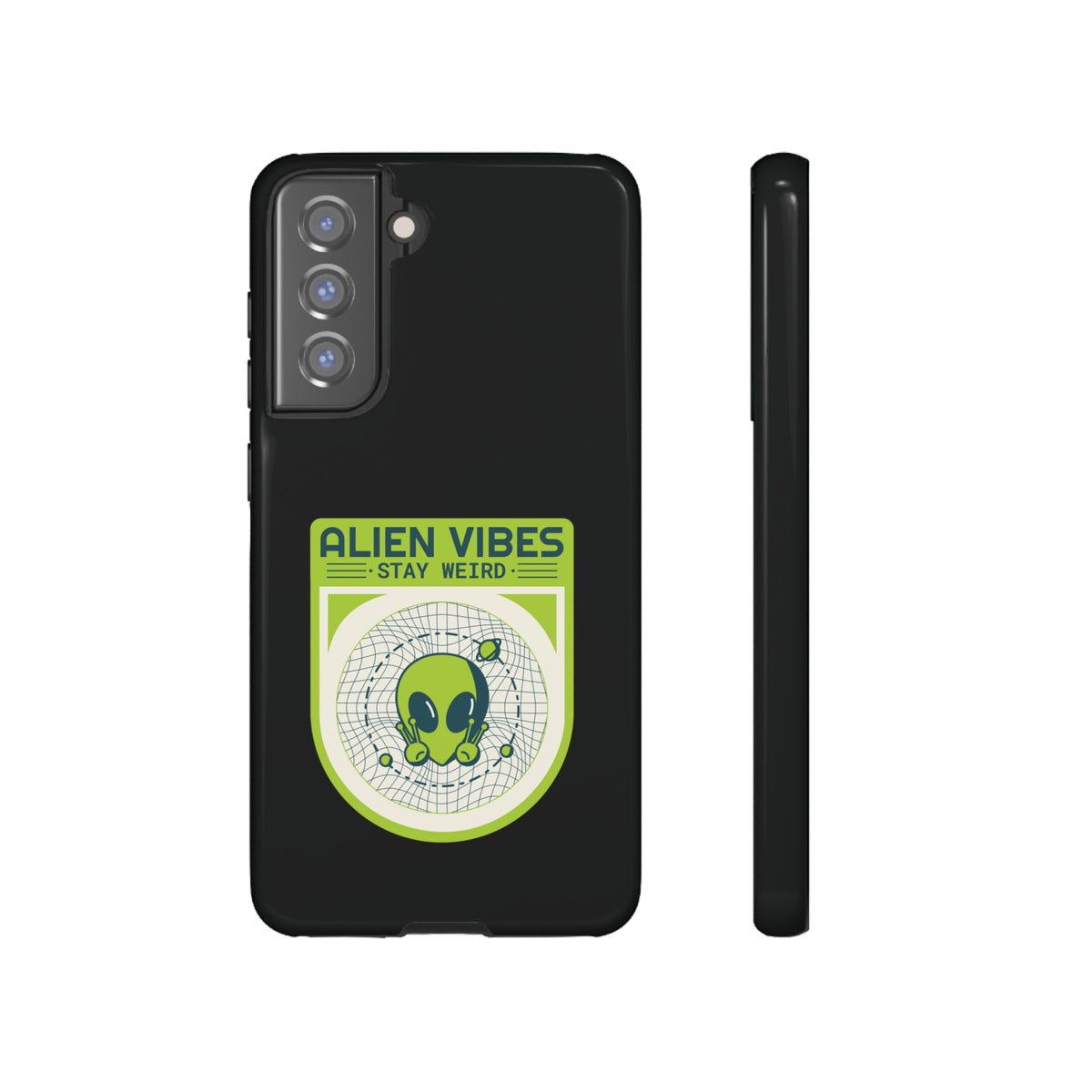 Stay Weird UFO Samsung Galaxy Mobile Cases - We Love Sci-Fi