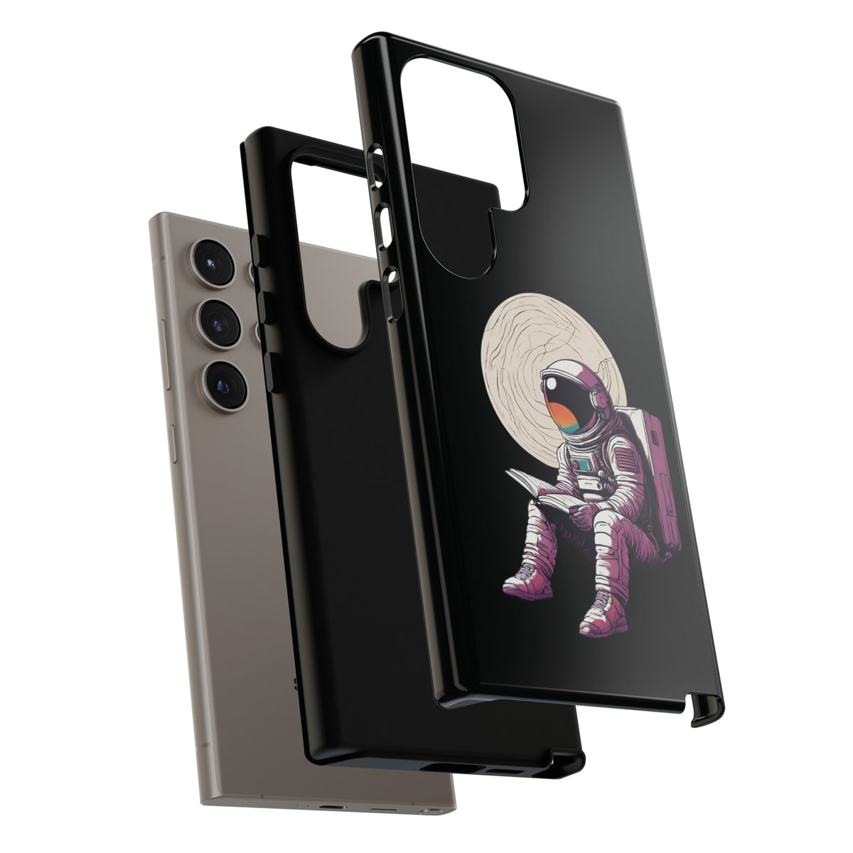 Space Art Samsung Galaxy Mobile Cases | Astronaut Design