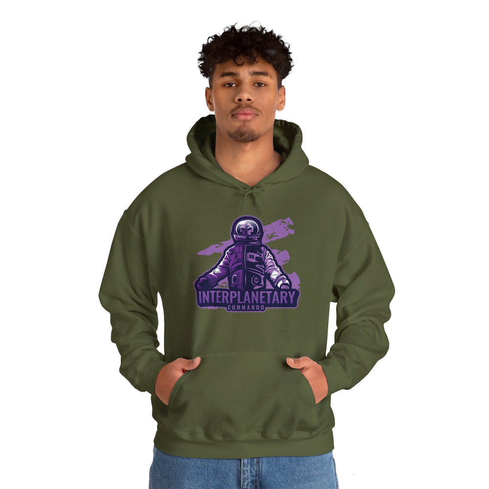 Interplanetary Commando Hoodie Sci-Fi Hoodie for Space Fans