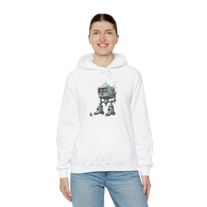 Get Out Of My Way Little Robot Spaceart Sci-Fi Hoodie