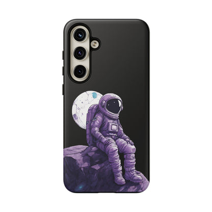 Art Samsung Galaxy Mobile Cases Still Waiting Astronaut