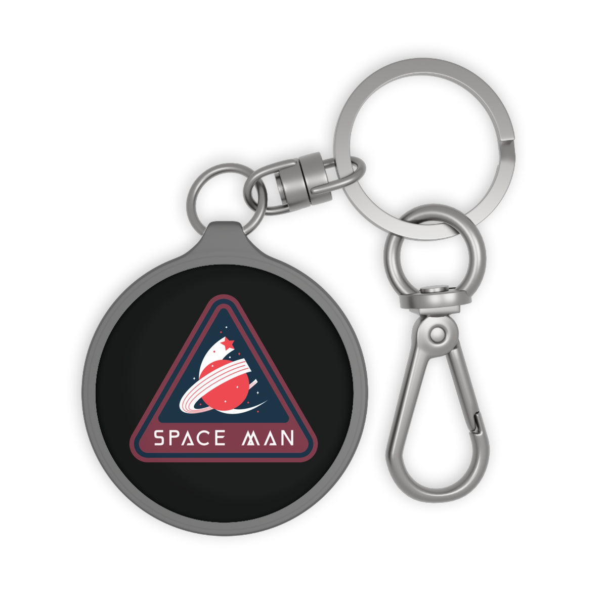 Space Man Sign Keyring Tag-welovescifi.net