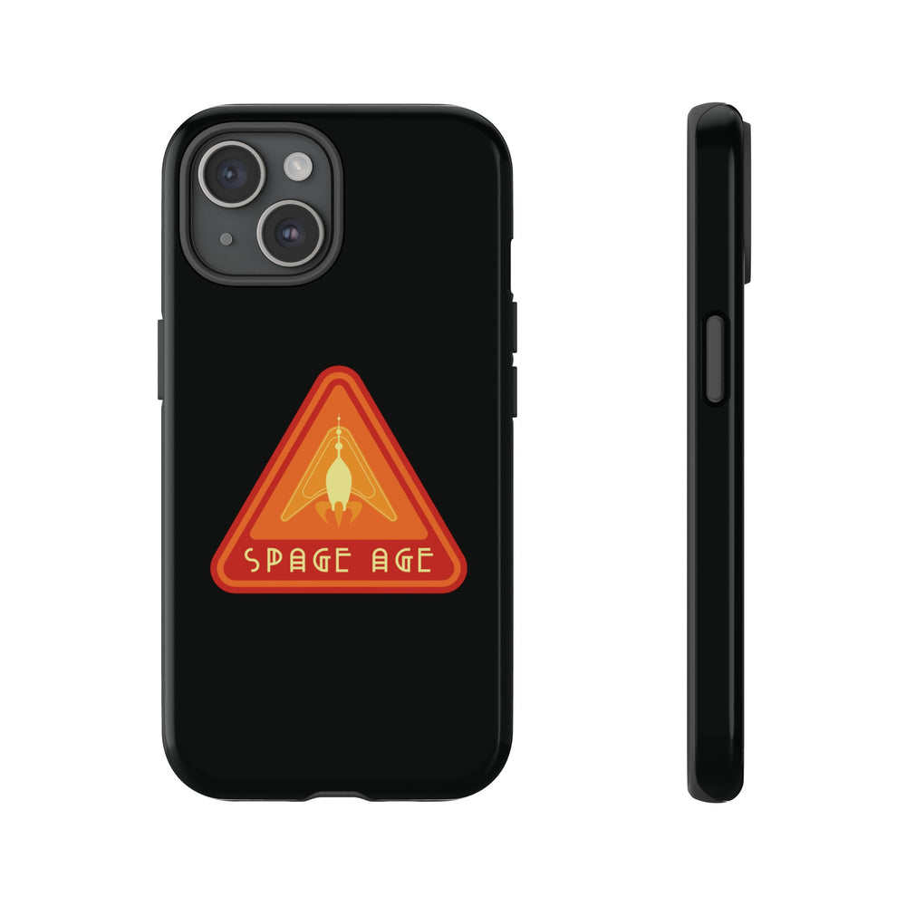 Space Age Retro Sci-Fi Tough iPhone Mobile Cases