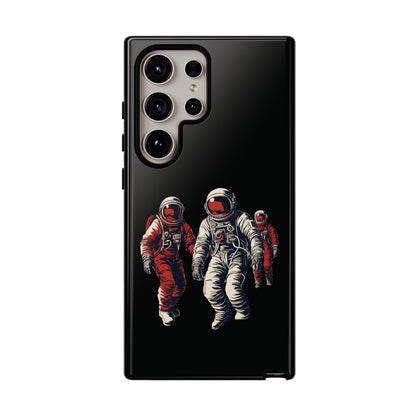 Astronauts In Red SpaceArt Tough Samsung Galaxy Mobile Cases