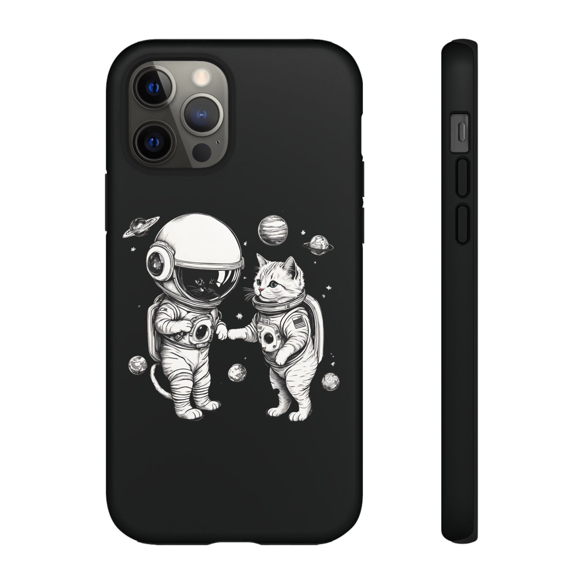 Space Kitties iPhone Cases Astronaut Cat Tough Mobile Cover