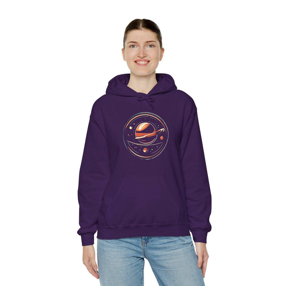 Space Art Hoodie - Spinning Around Sci-Fi Design