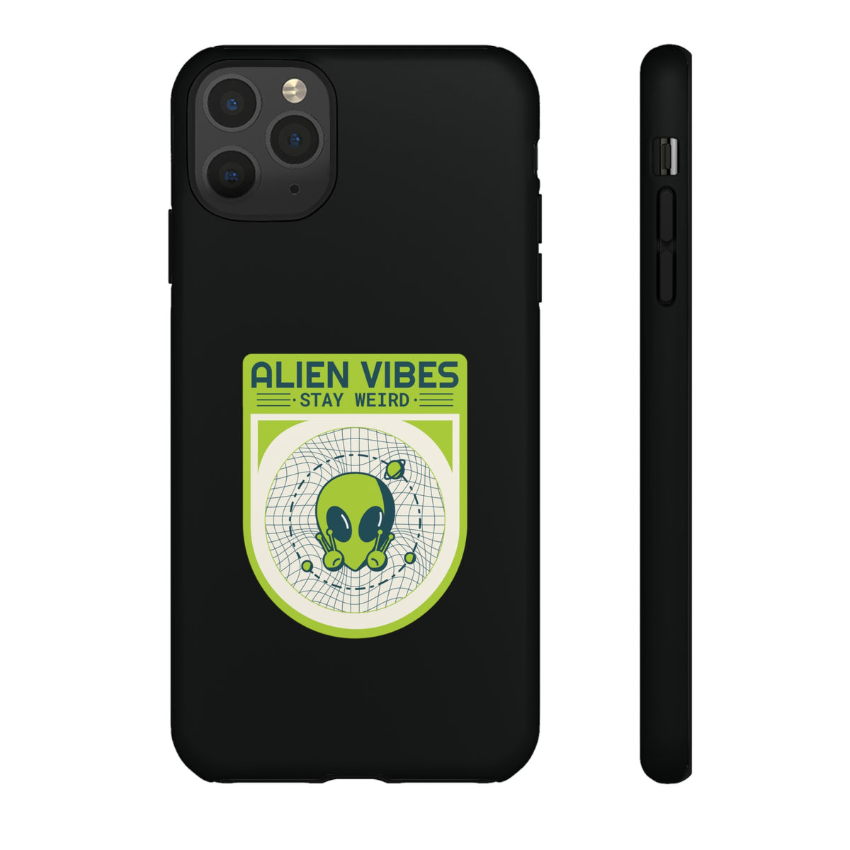 Stay Weird UFO Sci Fi Tough iPhone Mobile Cases WeLoveSciFi