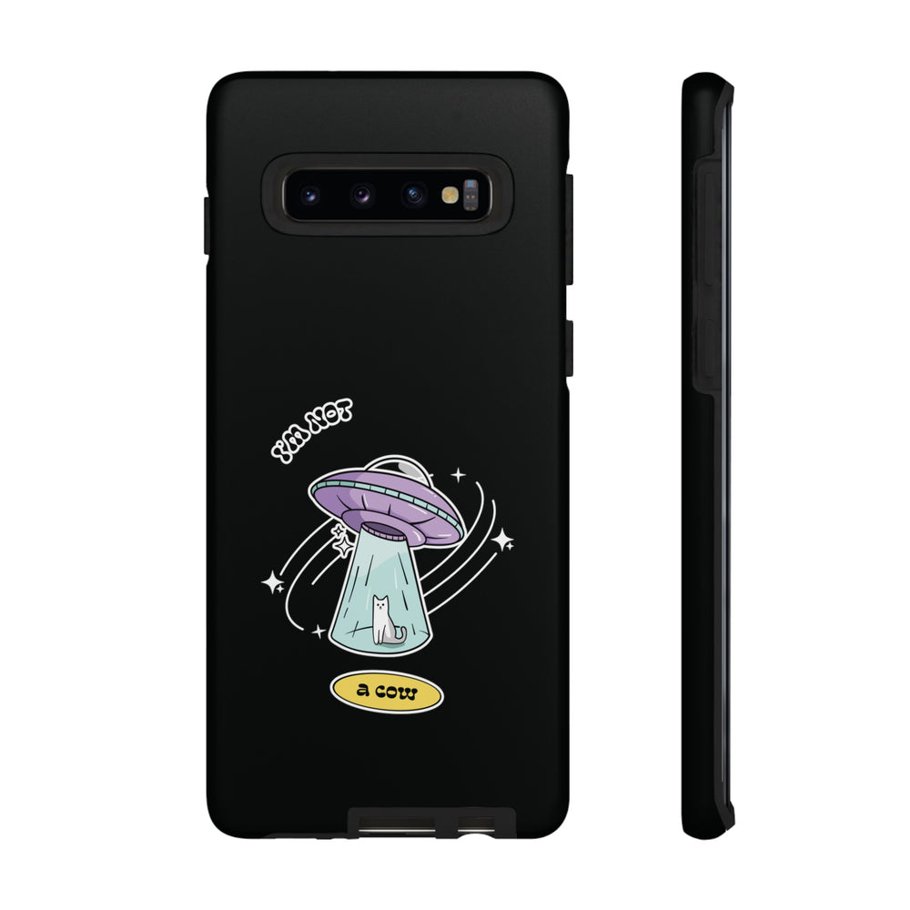 Sci-Fi UFO Samsung Galaxy Mobile Cases - Funny Roswell Cow