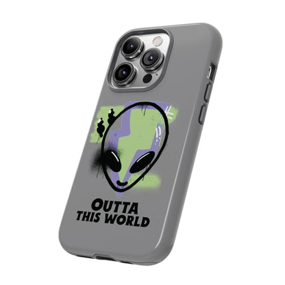 UFO iPhone Case Outta This World Sci-Fi Tough Mobile Cases