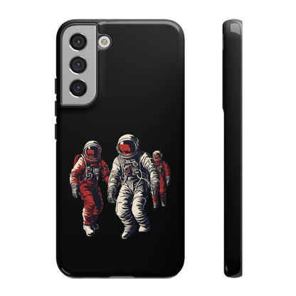 Astronauts In Red SpaceArt Tough Samsung Galaxy Mobile Cases