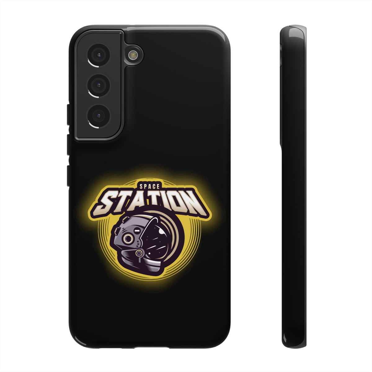 Space Station Astronaut Galaxy Cases