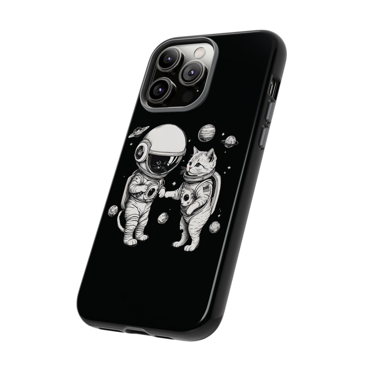 Space Kitties iPhone Cases Astronaut Cat Tough Mobile Cover