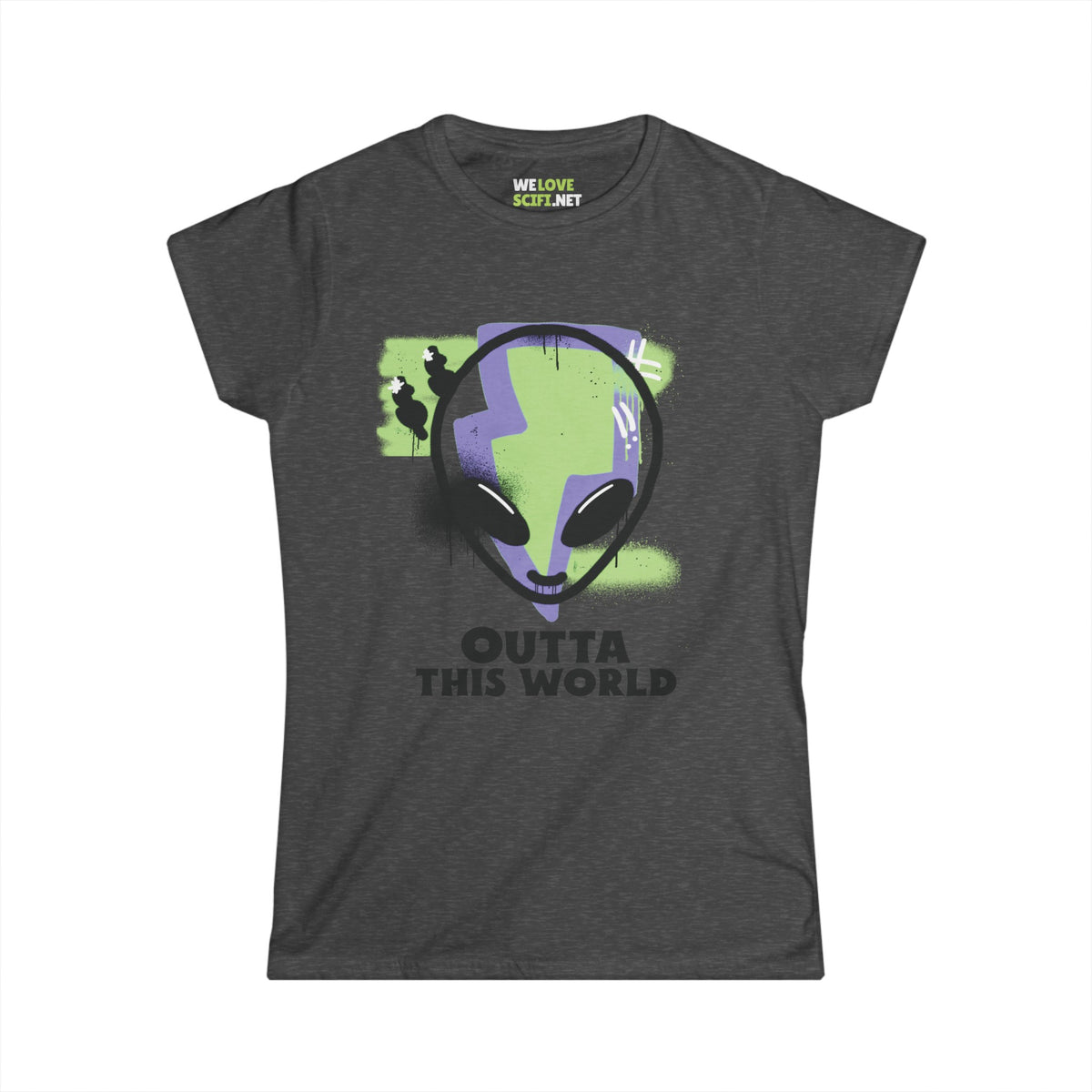 Funny Alien Tee - Outta This World Grunge Women's Shirt