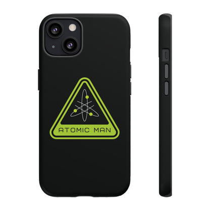 Atomic Man Retro Sign Sci-Fi Tough iPhone Mobile Cases