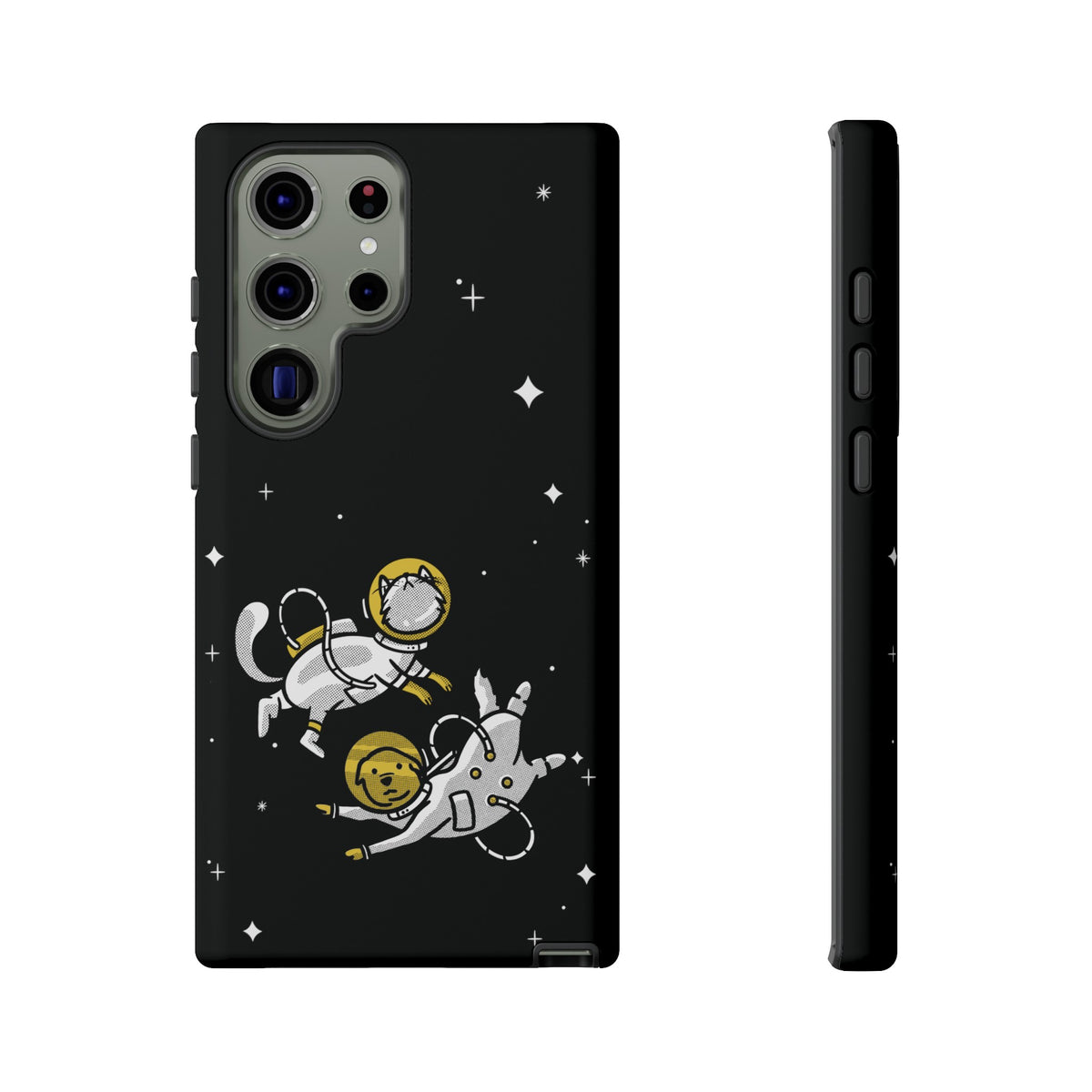 Astronaut Friends Dog Cat Sci-Fi Tough Samsung Galaxy 