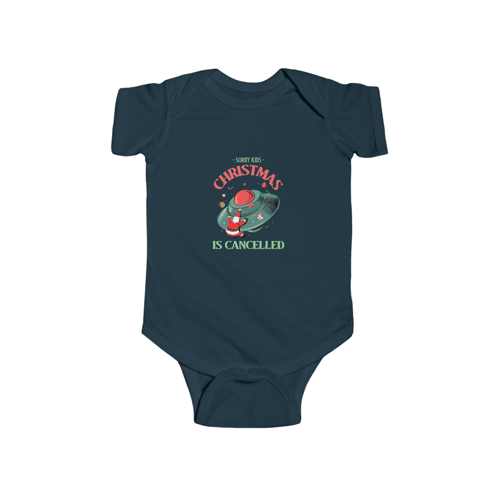 Christmas Is Cancelled Funny UFO Bodysuit