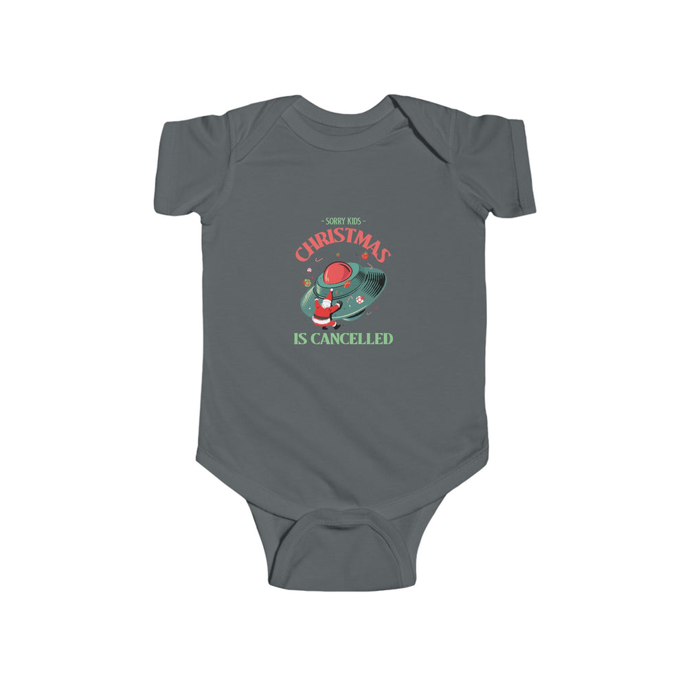 Christmas Is Cancelled Funny UFO Bodysuit