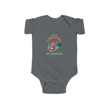 Christmas Is Cancelled Funny UFO Bodysuit