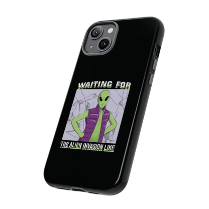 Waiting For The Alien Invasion Like Sci-Fi Tough iPhone Mobile Cases-welovescifi.net