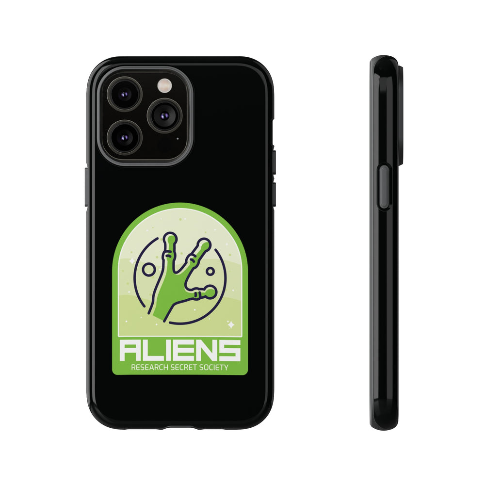 Aliens Research Secret Society UFO Sci-Fi iPhone Mobile Case