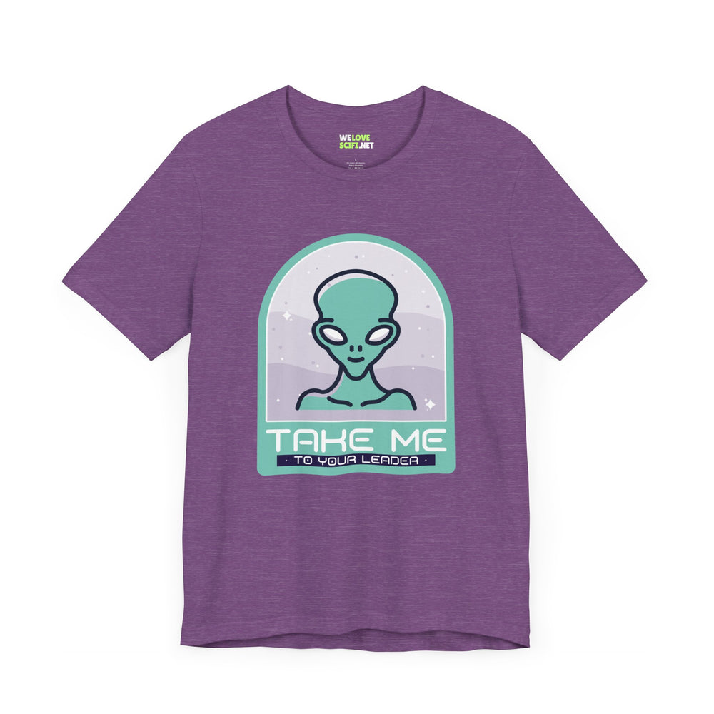 sci-fi UFO t-shirt-Take Me to Your Leader UFO SciFi T-Shirt