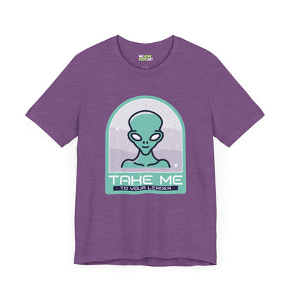 sci-fi UFO t-shirt-Take Me to Your Leader UFO SciFi T-Shirt