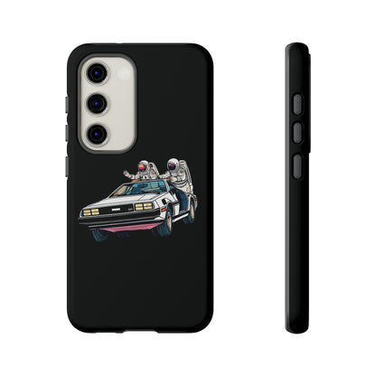 Delorean Party Astronauts Tough Samsung Galaxy Mobile Cases