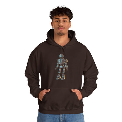 sci-fi hoodie-Hey Human Robot Spaceart Sci-Fi Hoodie