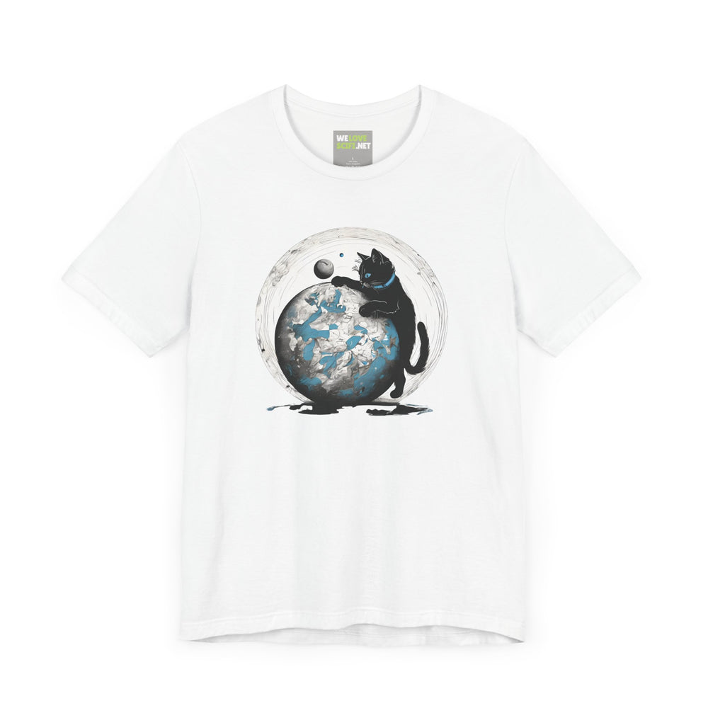 Space Player Cat Sci-Fi T-Shirt | WeLoveSciFi