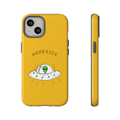 Funny UFO iPhone Cases Homesick Sci-Fi Tough Mobile Covers