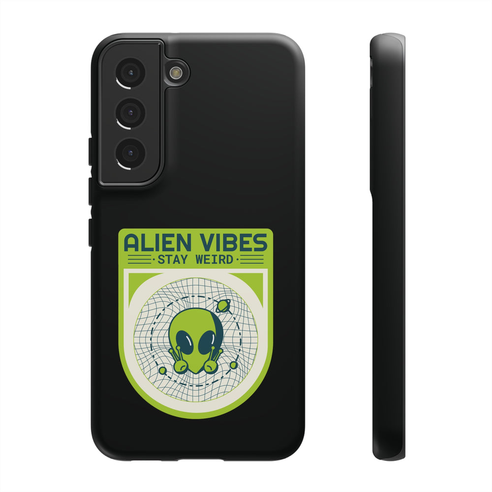 Stay Weird UFO Samsung Galaxy Mobile Cases - We Love Sci-Fi