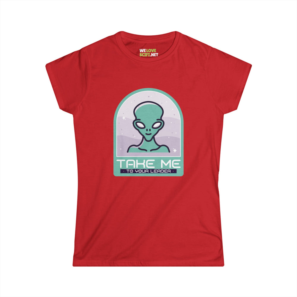 funny alien tee-Funny Alien Woman's Tee