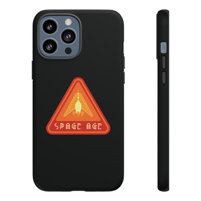 Space Age Retro Sci-Fi Tough iPhone Mobile Cases