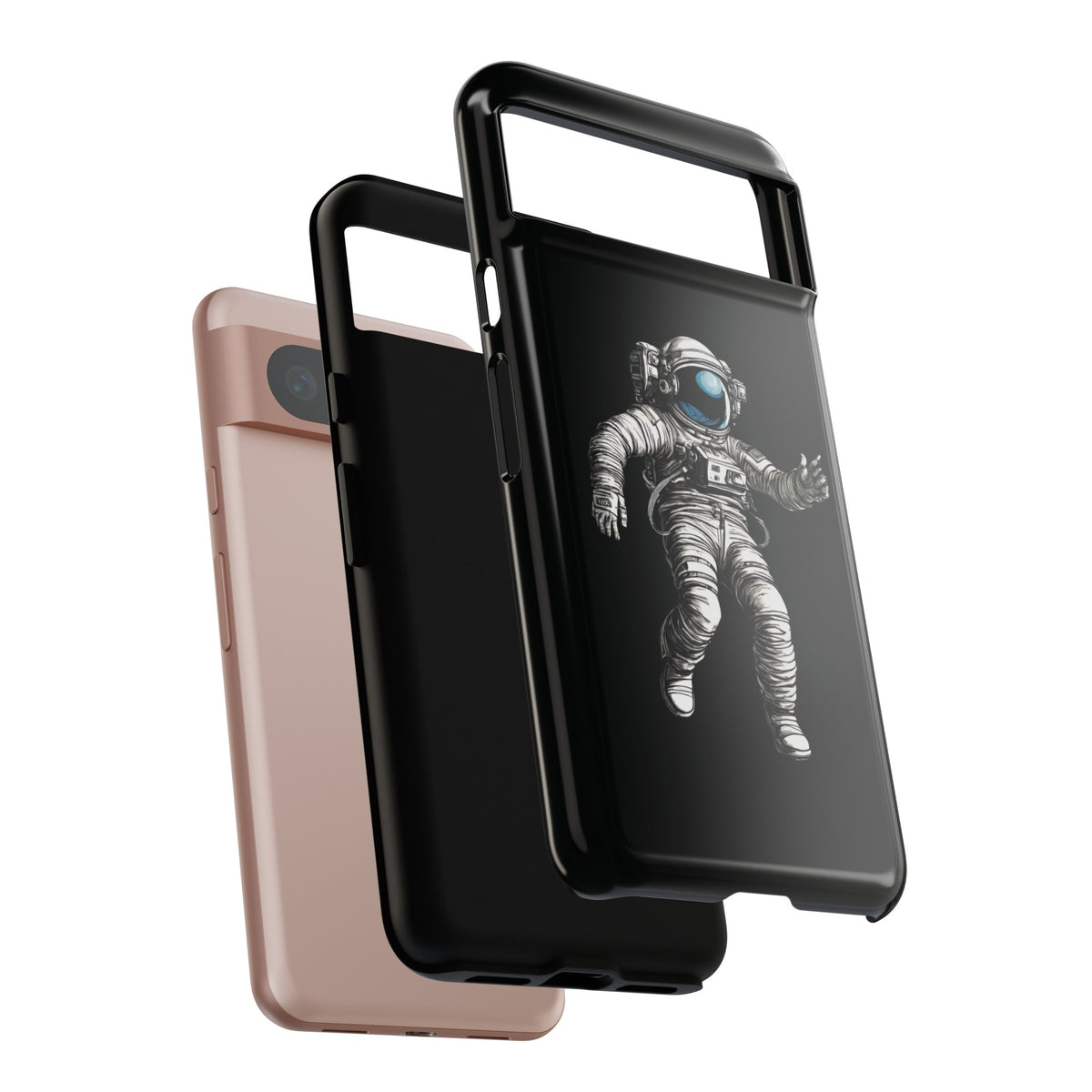 Space Art Astronaut Pixel Cases