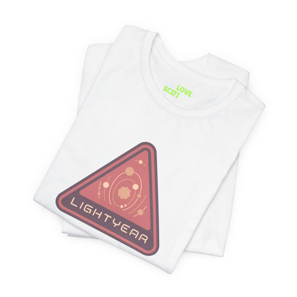 Retro Sci-Fi T-Shirt | Lightyear Sign Design | WeLoveSciFi