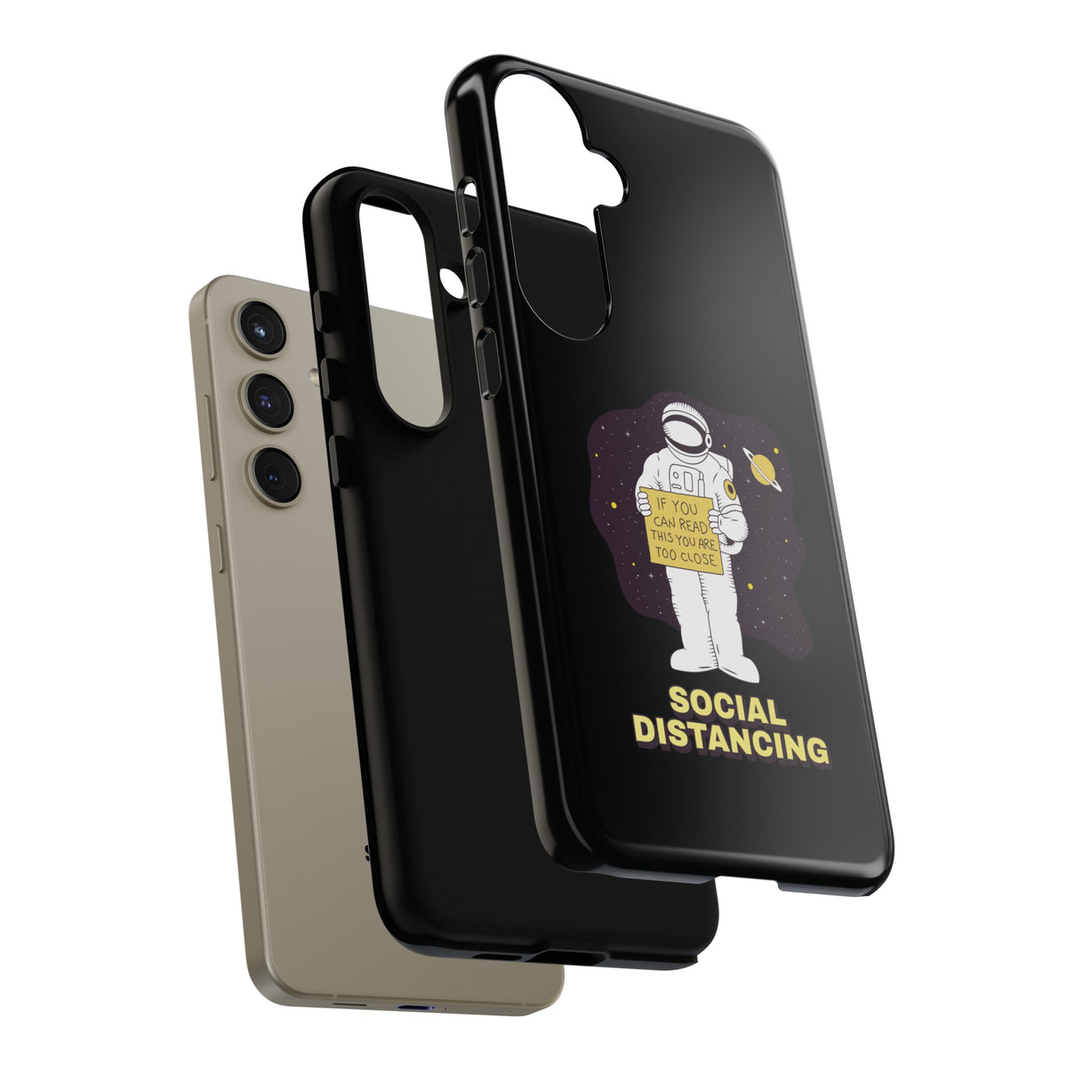 Social Distancing Astronaut Mobile Case