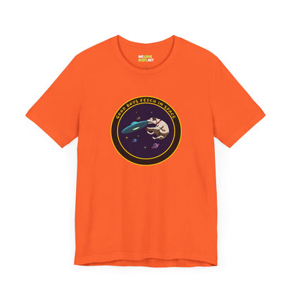 Good Boys Fetch in Space Funny Dog UFO T-Shirt WeLoveSciFi