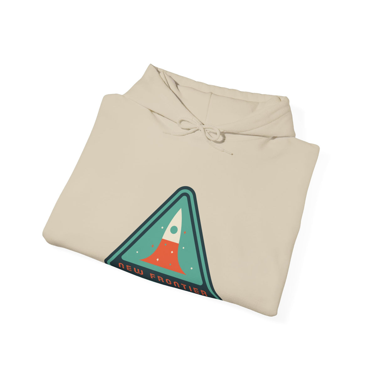 New Frontier Sign Retro Sci-Fi Hoodie | Retro Sci-Fi Hoodie