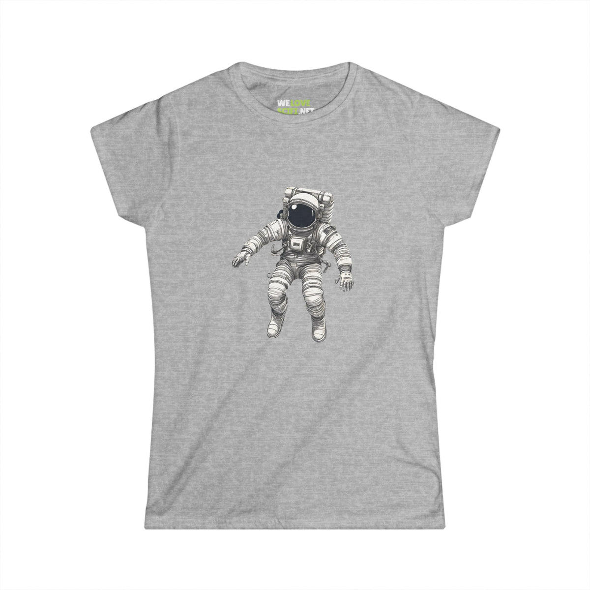 Galaxies with 'In Between Galaxies' Astronaut Women's Tee