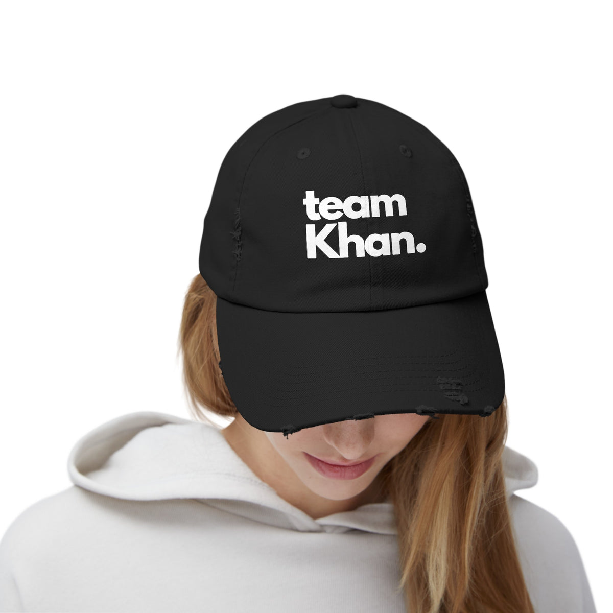 Shop Team Khan Supervillain Cap Unisex Sci-Fi Distressed Hat