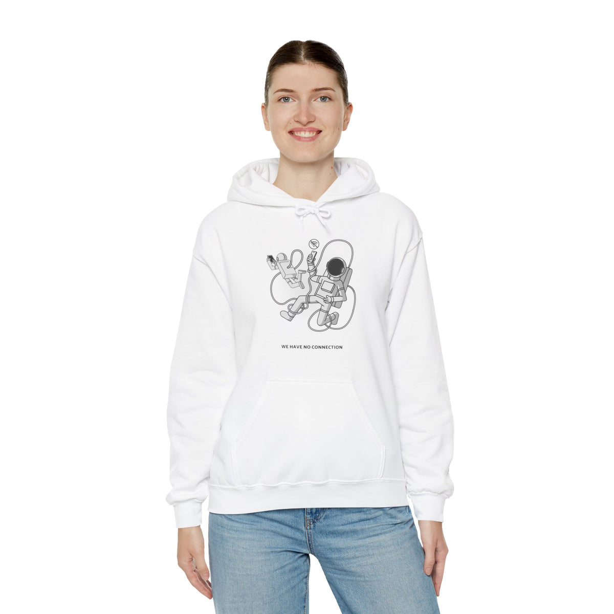 Shop No Connection Astronaut Sci-Fi Hoodie We Love Sci-Fi