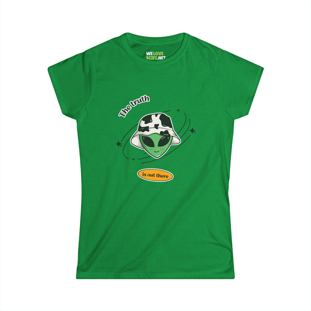 funny alien cow tee - Funny Alien Cow Woman's Tee