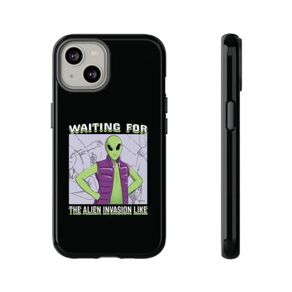 Waiting For The Alien Invasion Like Sci-Fi Tough iPhone Mobile Cases-welovescifi.net