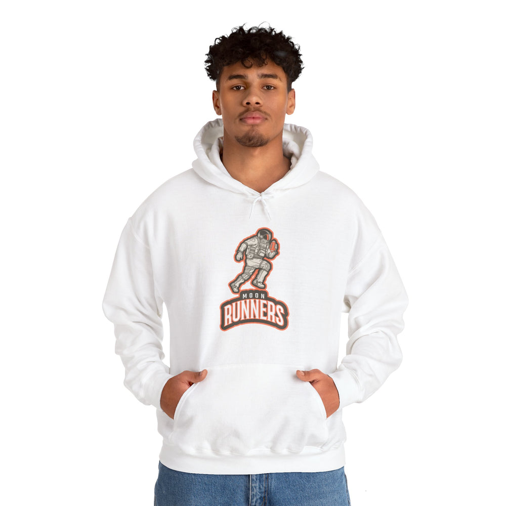 Retro Astronaut Hoodie - Moon Runners Sci-Fi Apparel