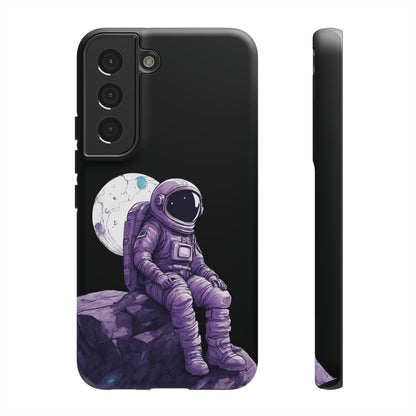 Art Samsung Galaxy Mobile Cases Still Waiting Astronaut