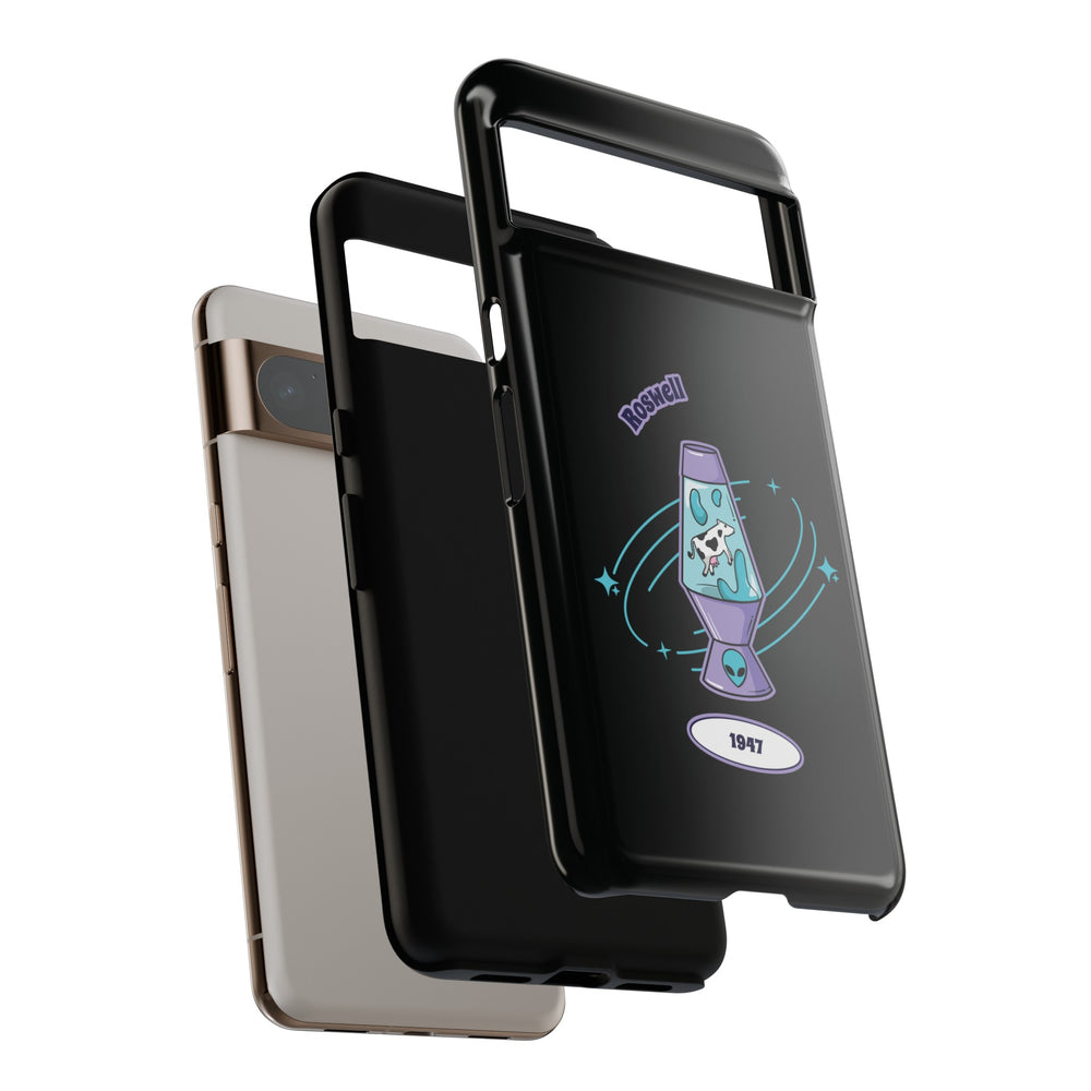 Funny Sci-Fi Google Pixel Mobile Cases | Rosswell Cow