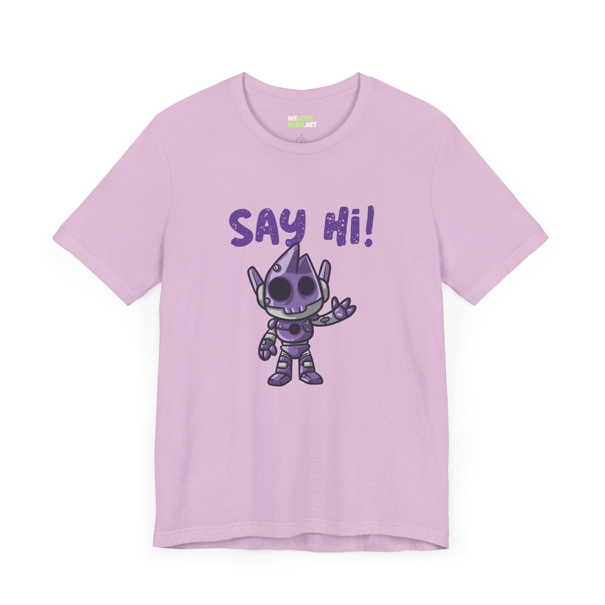 UFO t-shirt-Say Hi Funny UFO Sci-Fi T-Shirt We Love Sci-Fi